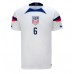 Spojené štáty Yunus Musah #6 Domáci futbalový dres MS 2022 Krátky Rukáv